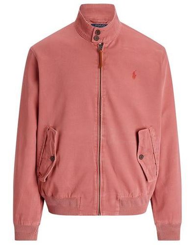Polo Ralph Lauren Garment-dyed Chino Jacket - Pink