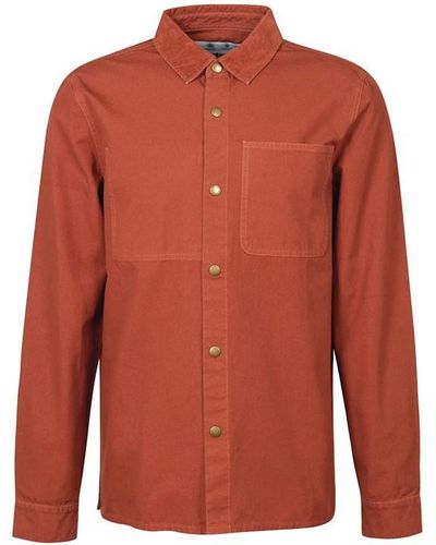 Barbour Lorenzo Overshirt - Orange