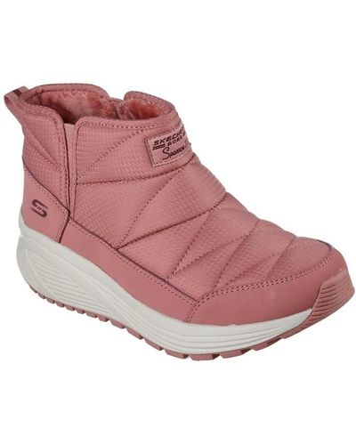 Skechers Bobs Sparrow 2.0 Snug Boots - Red