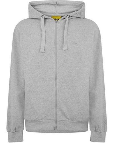 Iron Mountain Zipped Workwear Hoodie - Grey