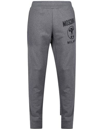 Moschino Question Mark Logo jogging Bottoms - Grey