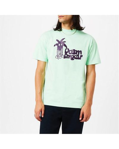 Palm Angels Palm Douby Tee Sn34 - Green