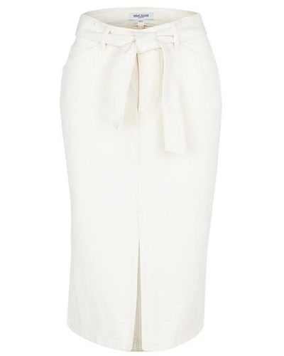 French Connection Dolo Denim Skirt - White