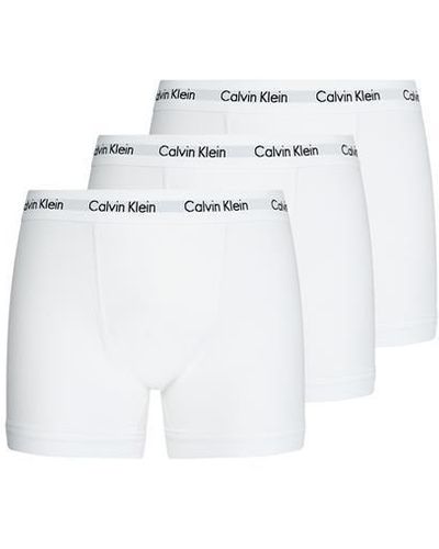 Calvin Klein Pack Cotton Stretch Boxer Shorts in Pink for Men