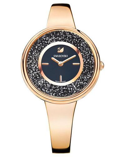 Swarovski Crystalline Pure Watch, Rose Gold Tone - Blue