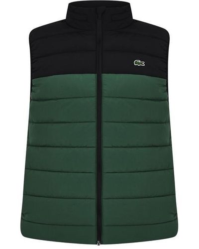 Lacoste Padded Gilet Sn14 - Green