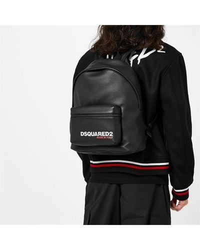 DSquared² Dsq Logo Backpack Sn34 - Black