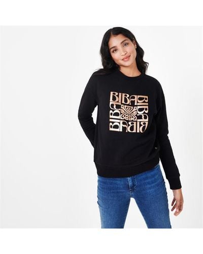 Biba Foil Logo Sweatshirt - Blue