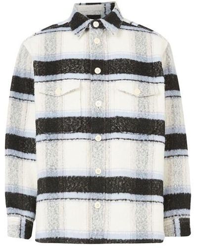 AllSaints Rayado Long Sleeve Shirt - Multicolour