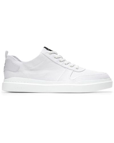 Cole Haan Grandpro Rally Canvas Trainers - White