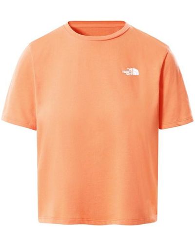 The North Face Foundation Cropped T-shirt - Orange