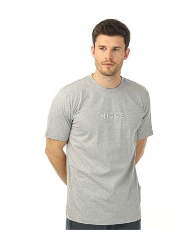 Nicce London Mars T-shirt - Grey