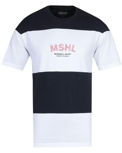 Marshall Artist Twin Stripe T-shirt - Blue