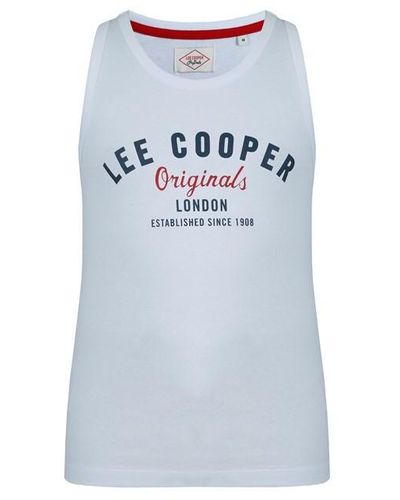 Lee Cooper Cooper Logo Vest - Blue