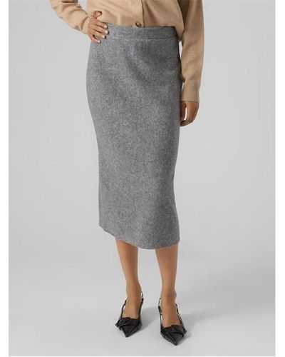 Vero Moda Vm Blis Skirt Ld41 - Grey