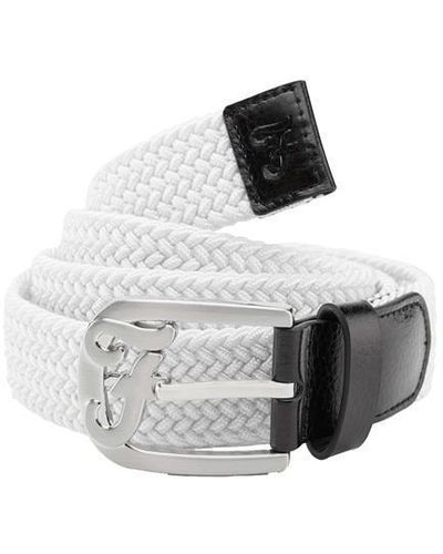Farah Golf Webbing Belt - White