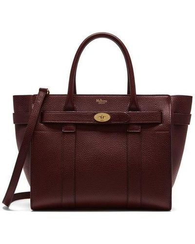 Mulberry Small Zipped Bayswater - Red
