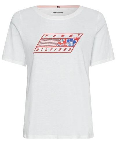 Tommy Sport Logo T-shirt - White