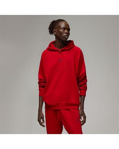 Nike Dri-fit Sport Crossover Fleece Hoodie - Red