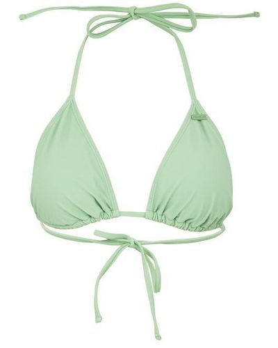 SoulCal & Co California Tie Bikini Top Ld43 - Green