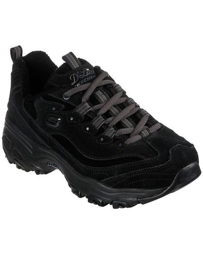 Skechers D'lite Play On Trainers - Black