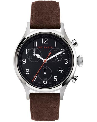 Ted Baker Steel Fashion Analogue Quartz Watch Bkplnf906uo - Black