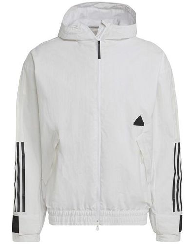 adidas 3-stripes Storm Jacket Anorak - Grey