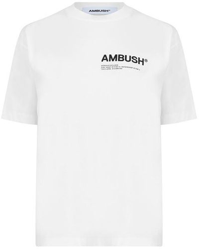 Ambush Workshop T Shirt - White