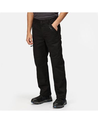 Regatta Pro Action Workwear Trousers (regular Leg) - Black