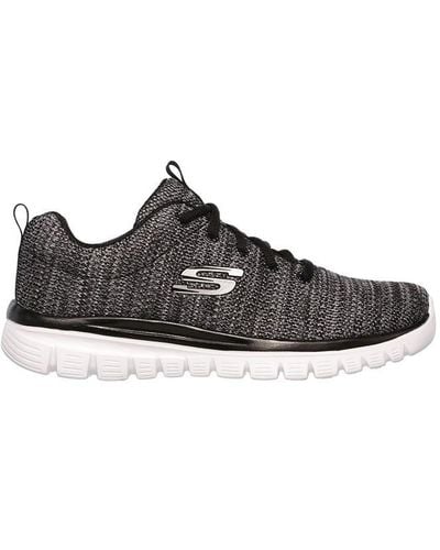 Skechers Graceful-twisted Fortune Runners - Black