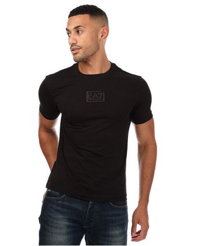 EA7 Core Identity Centre Logo T-shirt - Black
