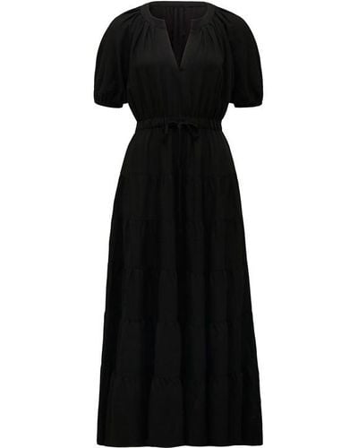 Forever New Gabe Midi Dress - Black