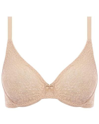 Wacoal Halo Lace Underwired Bra - Natural