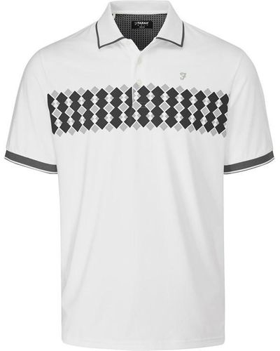 Farah Golf Polo Shirt - White