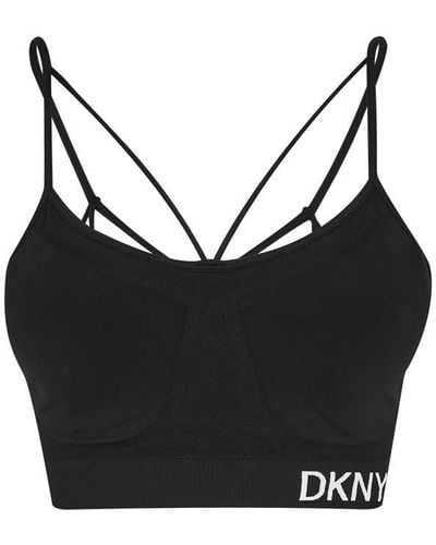 DKNY Sport Strap Bra - Black