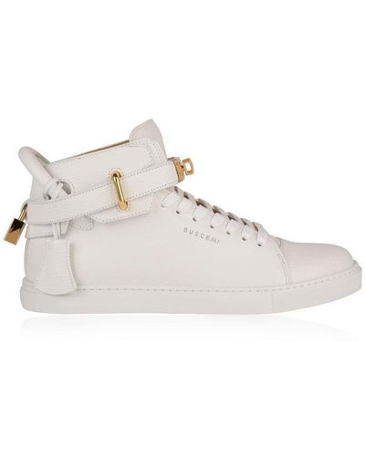 Buscemi 100mm High Top Trainers - Natural