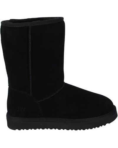 Jack Wills High Snug Boots - Black