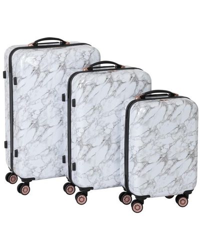 Linea Como Hard Shell luggage Case - Metallic