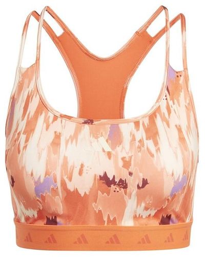 adidas S Training Bra Orange Xl A-c - Pink