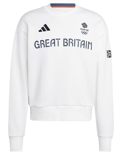adidas Team Gb Sweatshirt Adults - White