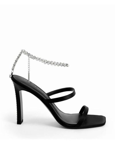 Charles and Keith Cnk Hw Strap Sndl Ld24 - Black