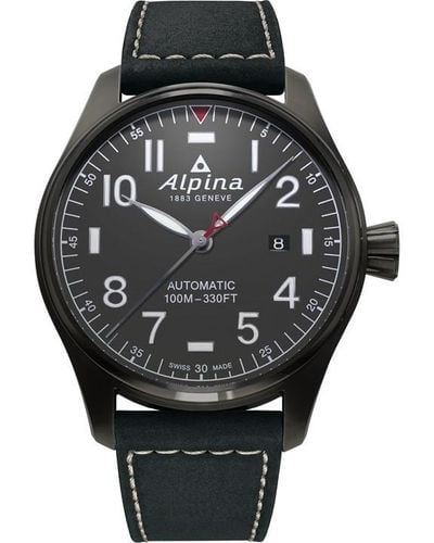 Alpina Strtmr Plt Wtch L-525 - Black
