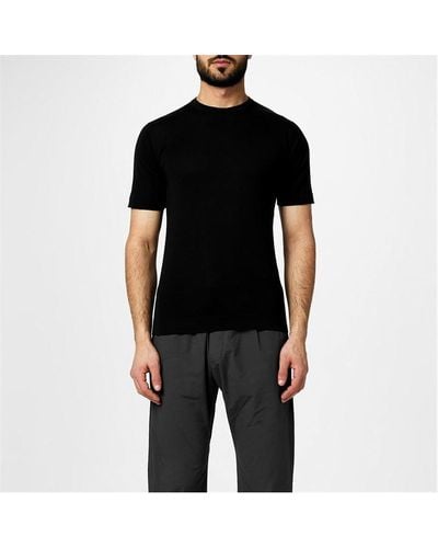 John Smedley Lorca T Shirt - Black