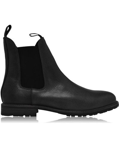 Shoe The Bear York Leather Ankle Boots - Black
