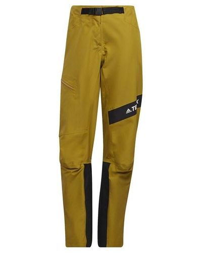 adidas Terrex Techrock Gore-tex Pro Trousers - Yellow