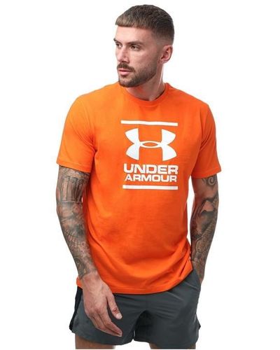 Under Armour Ua Gl Foundation T-shirt - Orange