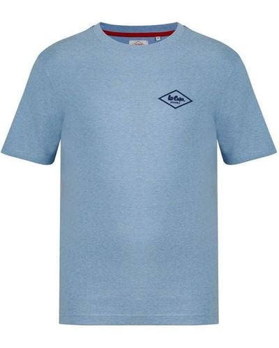 Lee Cooper Cooper Essentials Crew Neck T Shirt - Blue