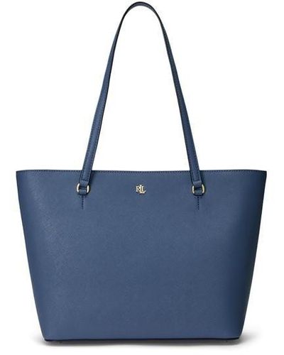 Lauren by Ralph Lauren Karly Shopper Medium Bag - Blue
