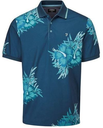 Farah Golf Polo Shirt - Blue