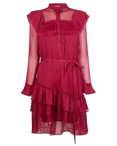Ted Baker Anastai Mini Shirt Dress - Red